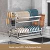 Multi-Functional Stainless Steel Kitchen Storage & Draining Rack