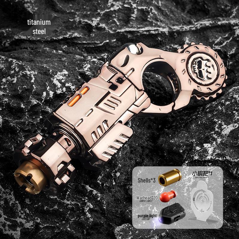 Goldsmith Hall Folding Alloy Toy Gun - Mini Soft Bullet EDC Decompression Launcher