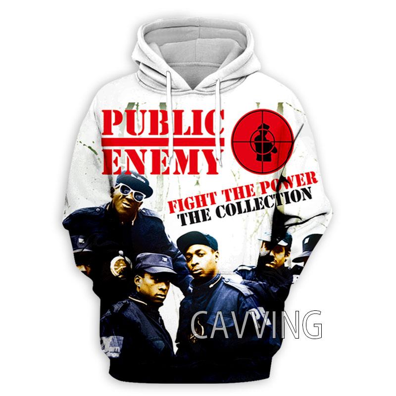 New Fashion Women/Men's 3D Print Public Enemy Hoodies Hooded Sweatshirts Harajuku Hoodie Sweatshirts Tops Clothing