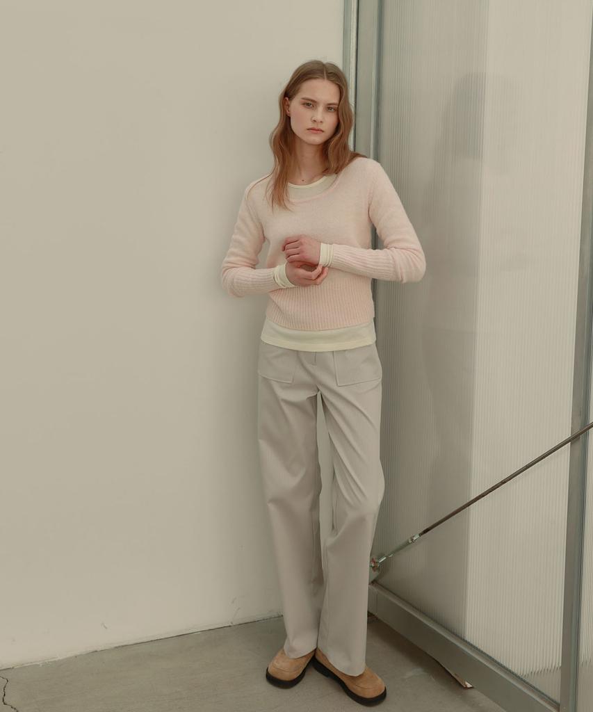 OURO Stripe Pocket Pants [ Gray ]