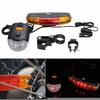 Multifunctional LED Bike Bicycle Brake Lights Plastic With Horn Cycling Taillight Bike Turn Signal Light Lamp Hiking