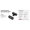 SmallRig Quick Release Adapter Support Kit with 1/4"-20 Threaded Hole and 2-Prong Mount, for DJI Osmo Nano for DJI Osmo Action 6