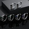 Unique Design Snake Knot Hoop Earrings Hoop Earrings for Men, Fashion Zircon Earrings, Hypoallergenic Piercing Creative Jewelry