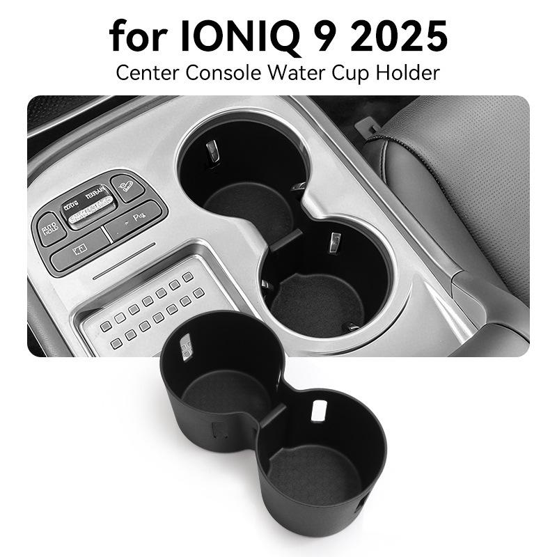 

Compatible TPE Water Cup Holder Mat for Aini Ke IONIQ 9 Center Console - Fits 25 Models