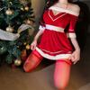 Sexy Christmas Maid Lingerie: Passionate Quick-Release Battle Robe Set 2493