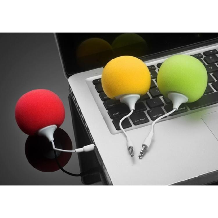 Upgraded Mini Speaker Portable Audio Speaker Sponge Ball Speaker for Besties