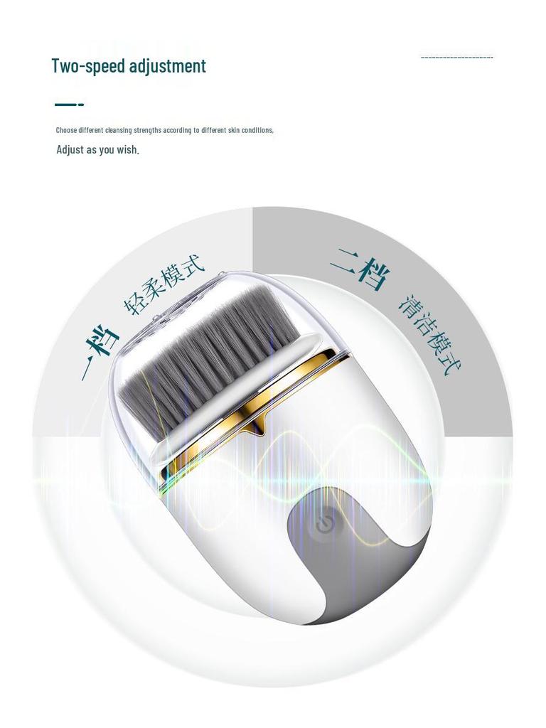 Multifunctional Electric Facial Cleansing Brush - Waterproof & Rechargeable