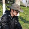 Quick-Dry Fishing Hat for Men Women Solid Color Foldable Wide Brim Sun Cap UPF 50+ Unisex Outdoor Hiking Bob Hat