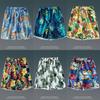 Men's Loose Plus Size Hawaiian Floral Beach Shorts - Quick-Dry, Trendy, Five-Point Design for Couples