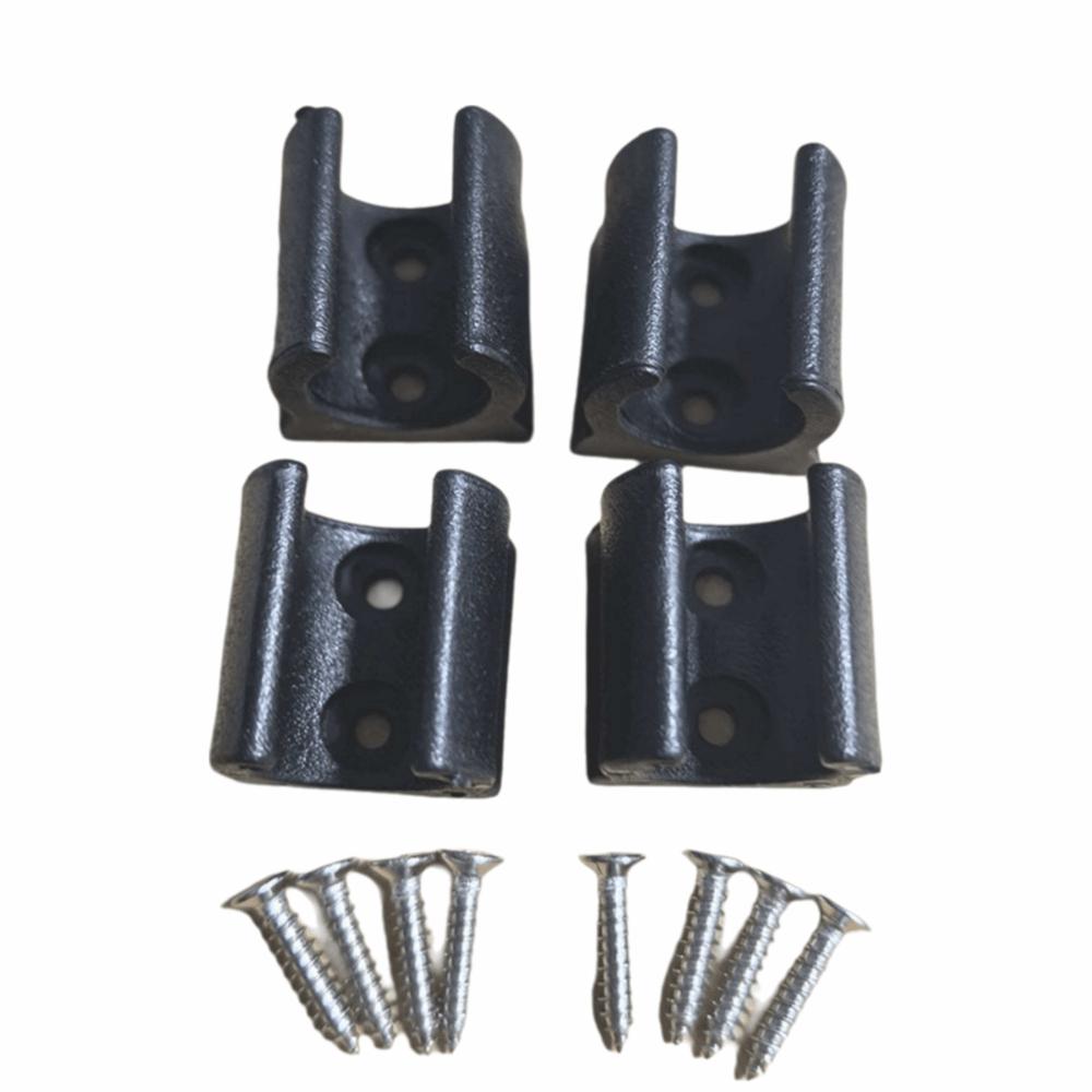 

4Pcs Black RV Awning Rod Storage Holder Universal RV Sunshade Handle Bracket Camper чорний