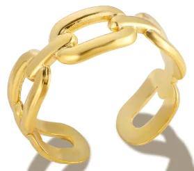 Wholesale High End Waterproof Three-dimensional M Letter Hollow Stainless Steel Finger Ring Trendy for Women Personalize Jewelry
