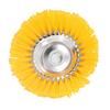 Brosse à Roue en Nylon 25 mm Débroussailleuse Fil en Acier Manganèse Nylon Haute Dureté Tête de Débroussailleuse pour Cour Jardin