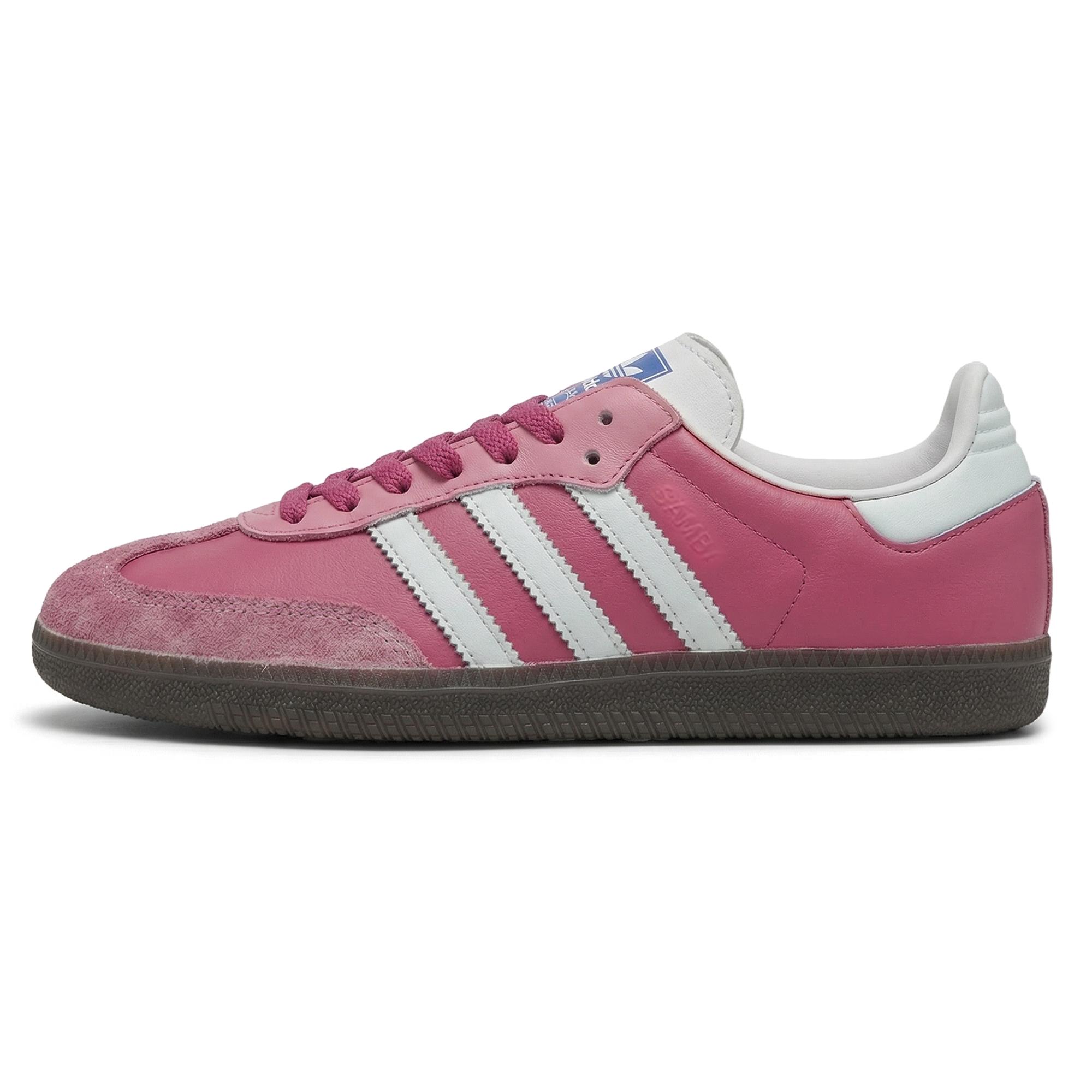 

Adidas ORIGINALS SAMBA OG Berry Stamp Abrasion Resistant Slip Resistant Low top Skateboard Shoes Unisex Fuchsia IG1024(Team2070-) 38