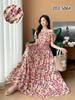 Off-Shoulder One-Neck Cotton Silk Dress Children's Summer Dress Bohemian Island Vacation Dress Travel Beach Dress