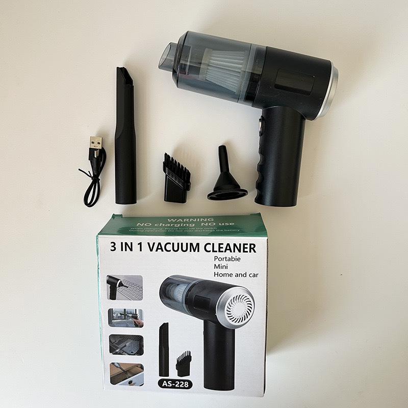 Wireless Mini Car Vacuum Blower: High-Power Dual-Use Pet Hair Remover