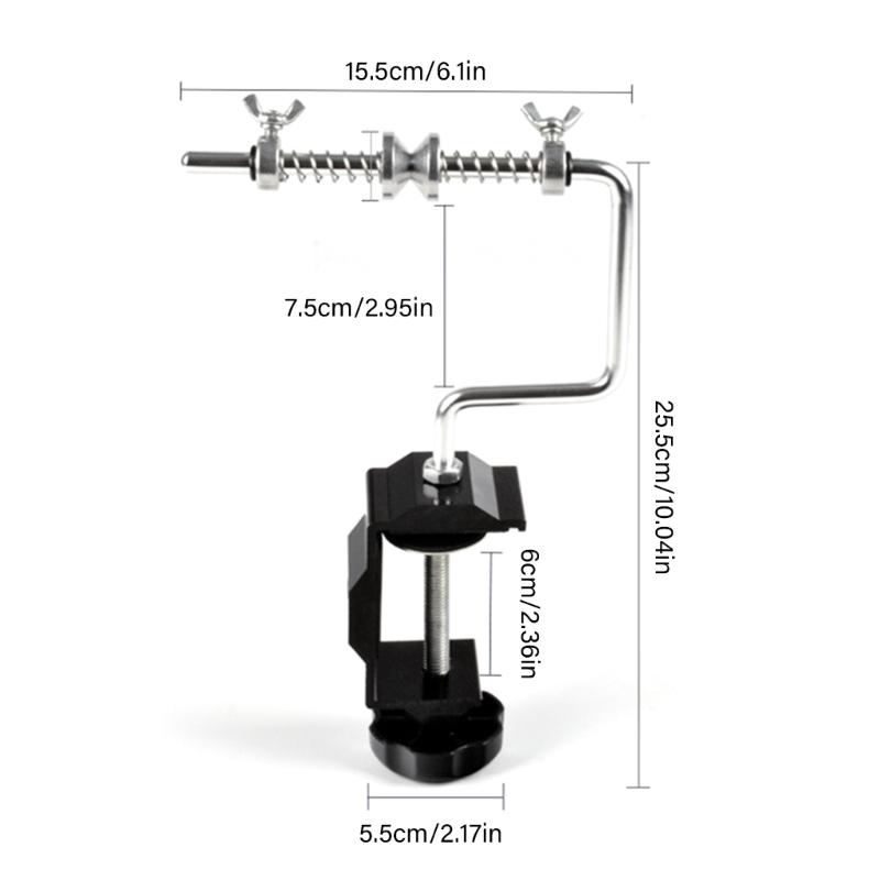 Portable Fishing Line Reel Spooler Machine Fishing Line Winders Spooler with Clamp Stable Spooler Machine Easy To Install