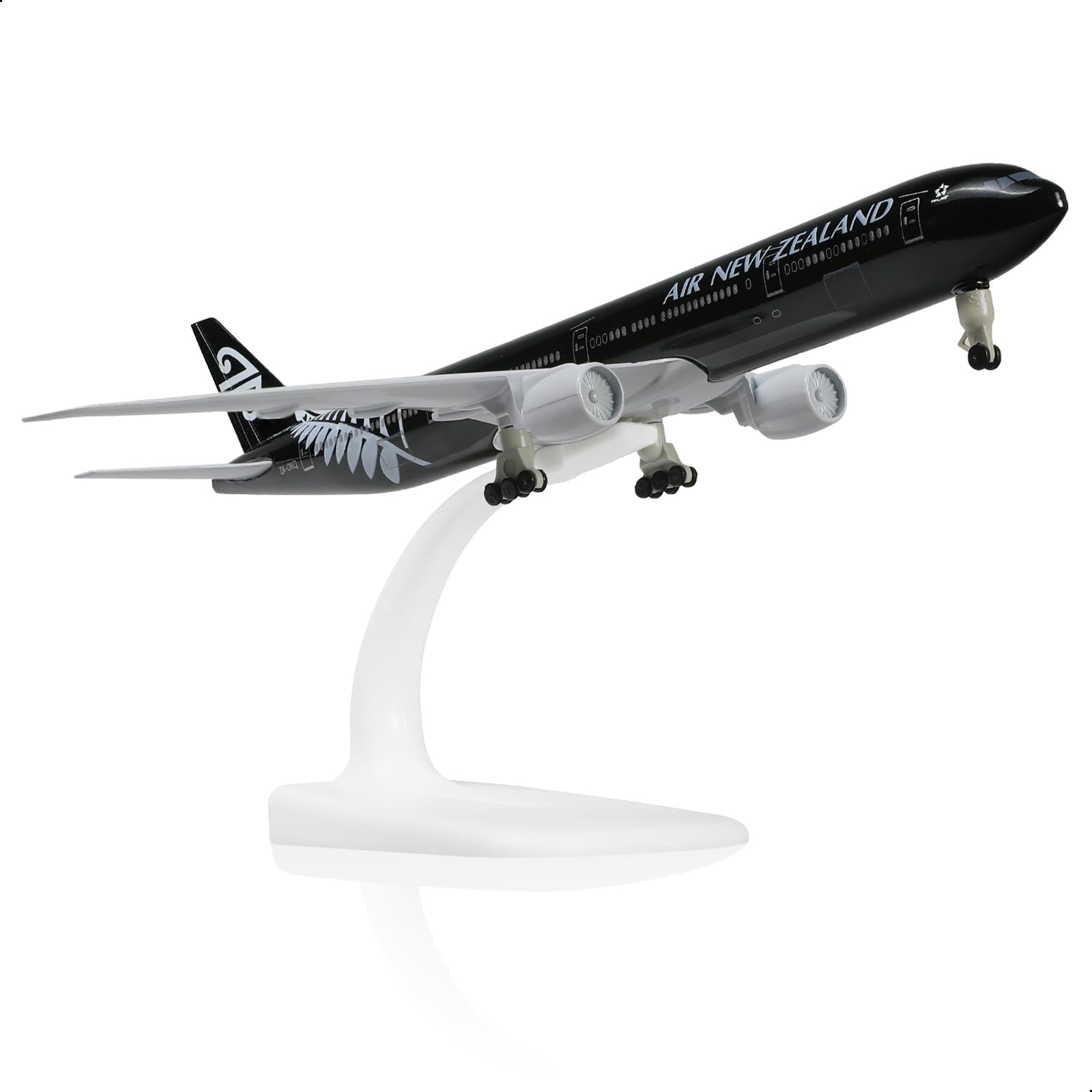 

QIYUMOKE Boeing 777 New Zealand Diecast Metal Airplane Model with Stand 777 Finished Model for Adults with Stand inches Gift for Aviation Desktop