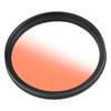 Junestar 58mm Gradient Filter Multilayer Coating Waterproof Gradual Colour Lens Filter for Canon