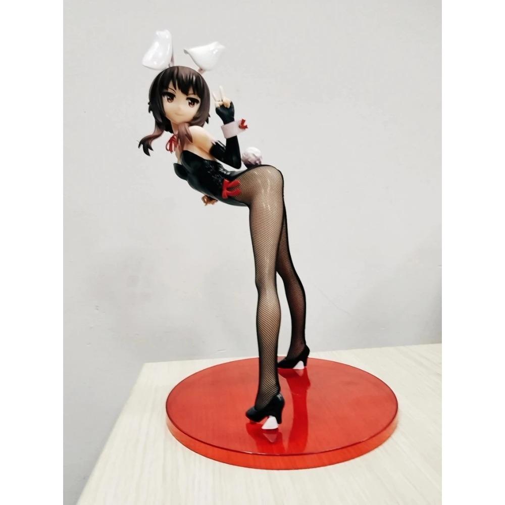 Native Lacia Yunyun Hisako Arato KonoSuba Megumin Aqua Bunny girl figure PVC Action Collectible Anime Model Adult doll Toys Gift