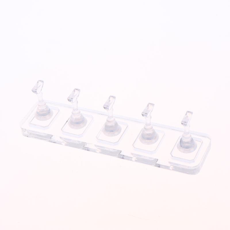 1 Set Non-Magnetic Nail Display Acrylic Nail Display Stand Tips Holder Nail Practice Stand Fingernail Diy Manicure Stand Tools