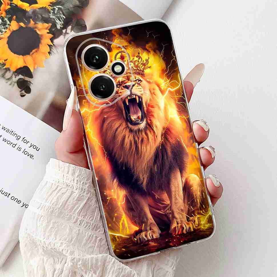 For Honor 400 5G 6.55" Case DNY-NX9 Cartoon Cat Girl Love Soft Silicone TPU Cover For Huawei Honor 400 Global Phone Cases Bumper