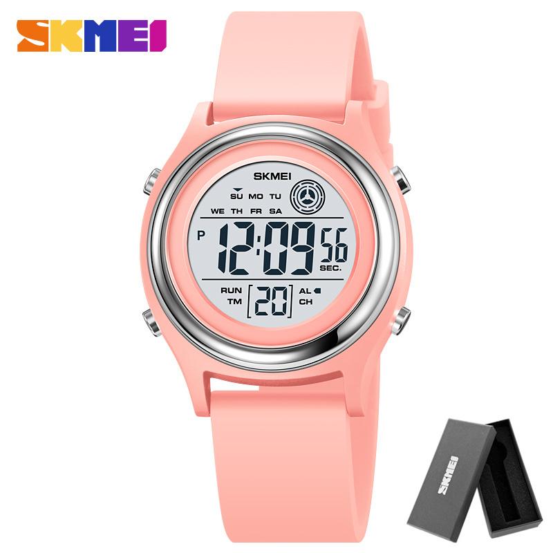 SKMEI 2094 Stoßfest reloj mujer Hintergrundbeleuchtung Display Countdown Digitale Uhren Damen Stoppuhr Lady Armbanduhr 50M Wasserdicht