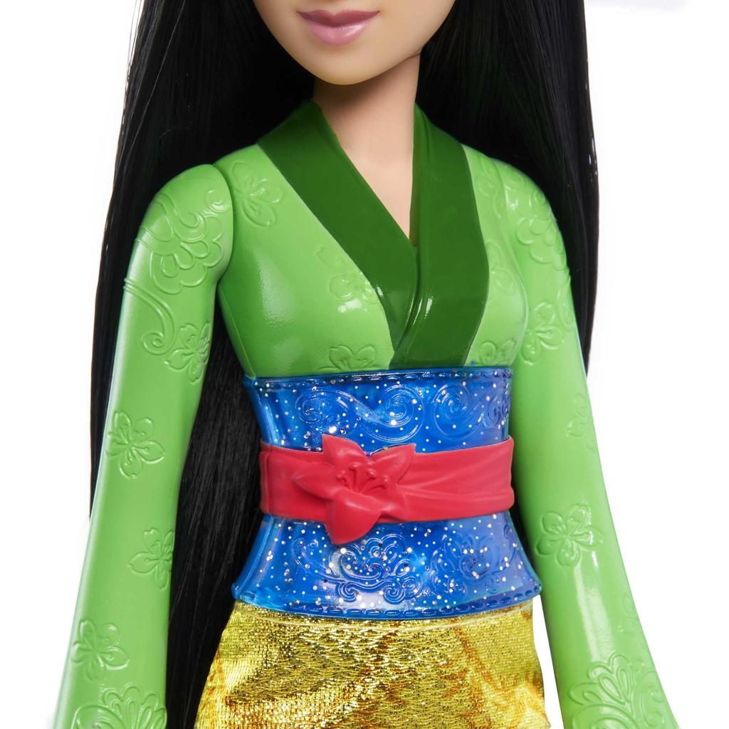 Mattel Disney Princess Mulan Posable Fashion Doll with Sparkling Clothing and Mattel Disney Movie Toys Dolls, Accessories,