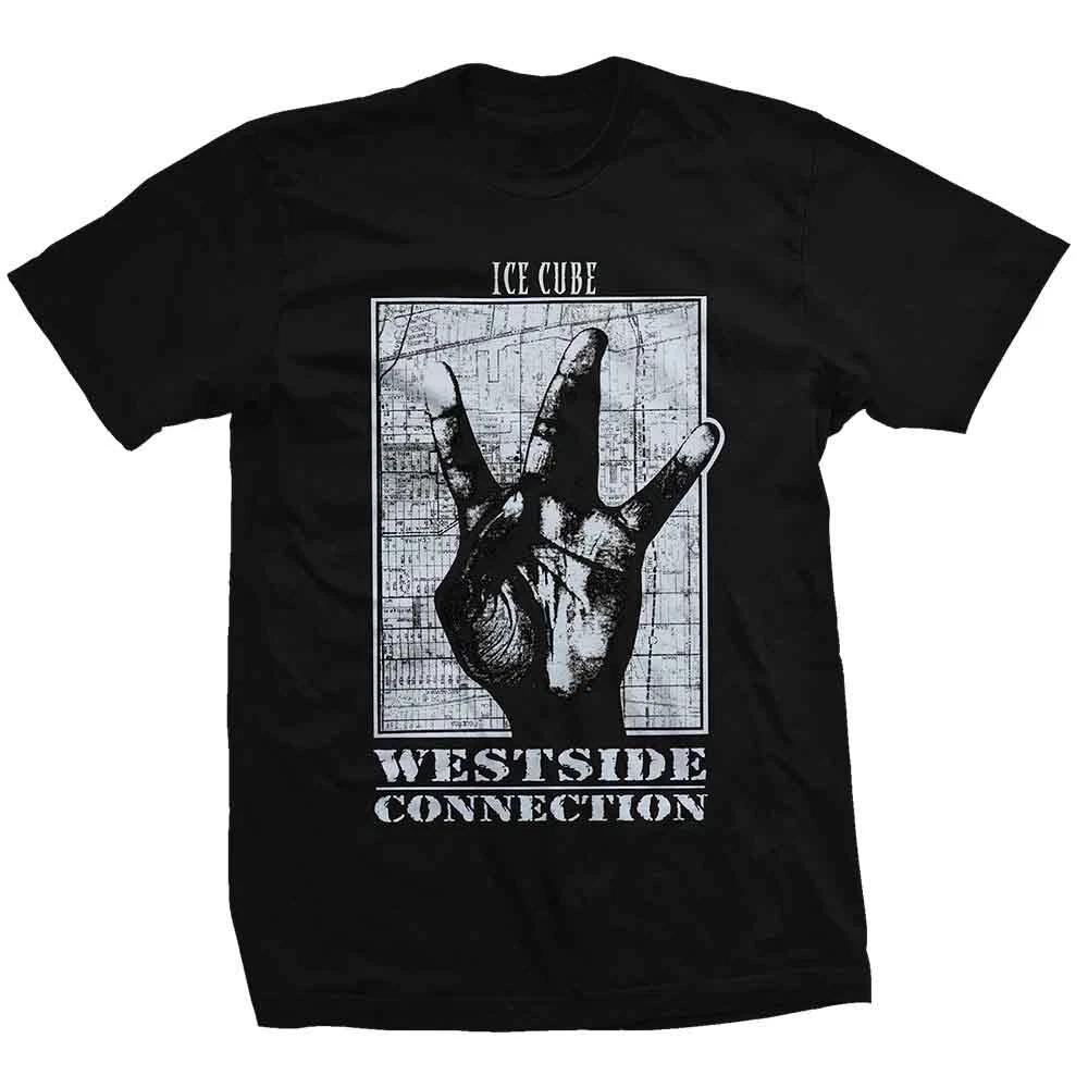 Ice Cube T Shirt Westside Connection Logo Official Mens Black S 3XL
