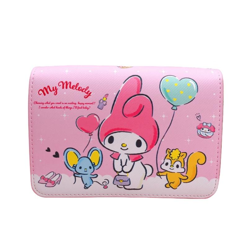 Cute Cartoon Magnetic Clasp Crossbody Bag Large Size Hard Surface Printed Design Adjustable Shoulder Strap Phone Pouch Adorable Styling Characters)