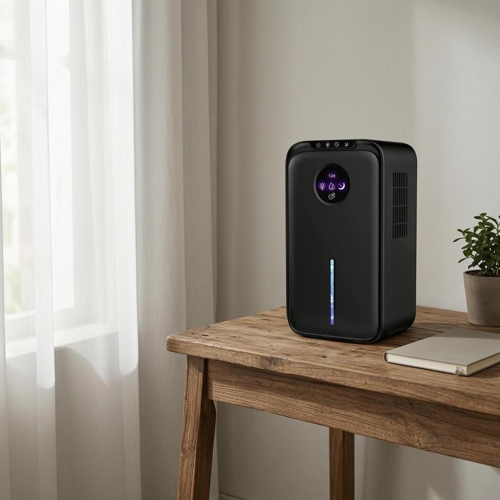 Semiconductor Dehumidifier Humidity Absorber Compact Desktop Remover Quiet Appliance for