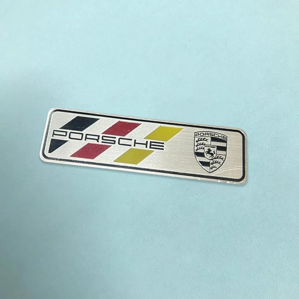 3D Aluminium Auto Emblem Aufkleber Karosserie Kofferraum Dekoration Aufkleber Modifikationszubehör Für Porsche Macan Panamera Cayenne Cayman 911