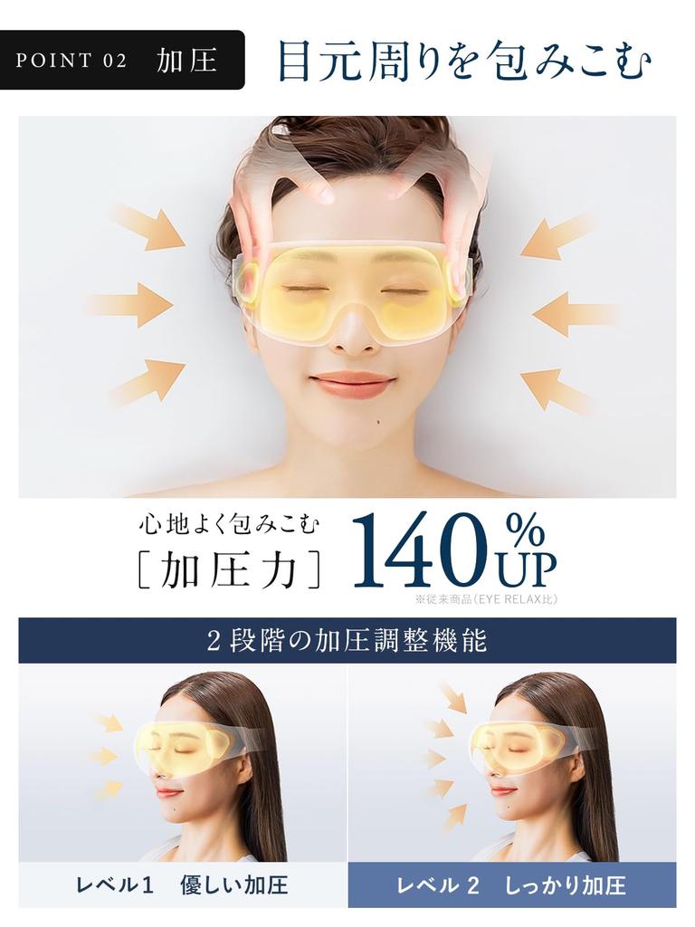 NIPLUX Kyushu University Supervised Eye Warmer EMS Eye Relax Eye Mask Foldable Mother's Day Gift Birthday Gift