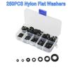 Black Flat Washer Buffer O Ring Packer Seal Sink Tap Accessory Bath Elements Nylon Plumbing Brand New Suitable