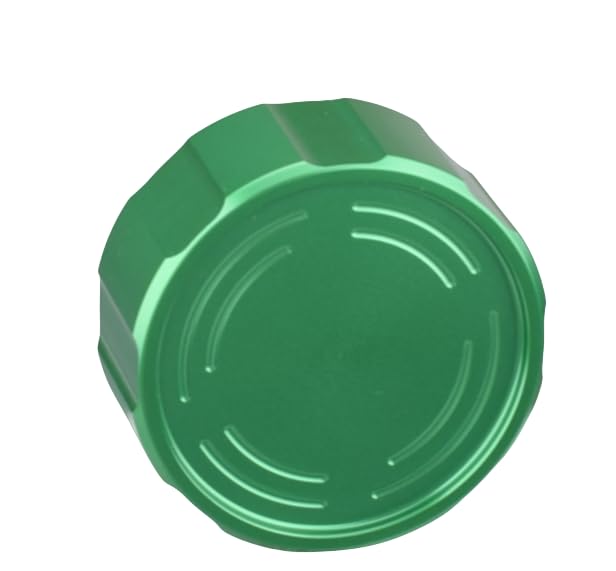 AUSHOOL Motorcycle Master Cylinder Cap and Reservoir Tank Cover for Honda CBR1000RR Rear Brake and Clutch (08-20) (04-07) (Green)