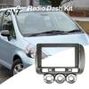 ABS Plastic Dash Adapter 9 Inch Car Radio Fascia Frame Kit for Honda Jazz Fit 2006 RHD Custom Housing Manual AC, Navigation Panel Frame, Stereo