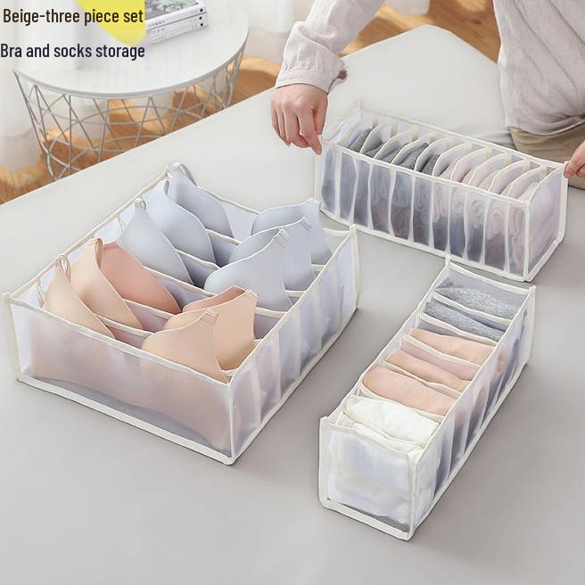 Drawer-Style Bra, Sock, and Underwear Storage Box