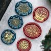 Christmas Seal Stamp Head Replacement, Embossed Seal Stamp Head for Seal Envelope, Invitations Scrapbooking Decoration