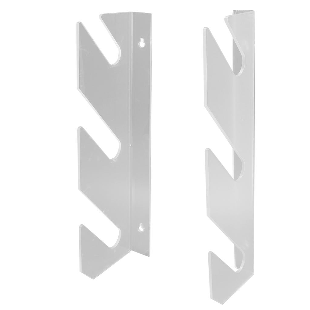 Skateboard Wall Mount Display Rack Acrylic 3 Tier Horizontal Skateboard Wall Display Hanger for Longboards Snowboards