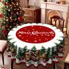 Christmas Polyester Tablecloth, Winter Christmas Tree, Snowflake Waterproof Table Cloth, Family Table Table Cloth Decoration