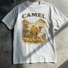Vintage Cotton Short Sleeve Casual 90s Camel Graphic Print T-shirt Men Women Clothing Harajuku Tops Retro Camel Tee 2026 Summer