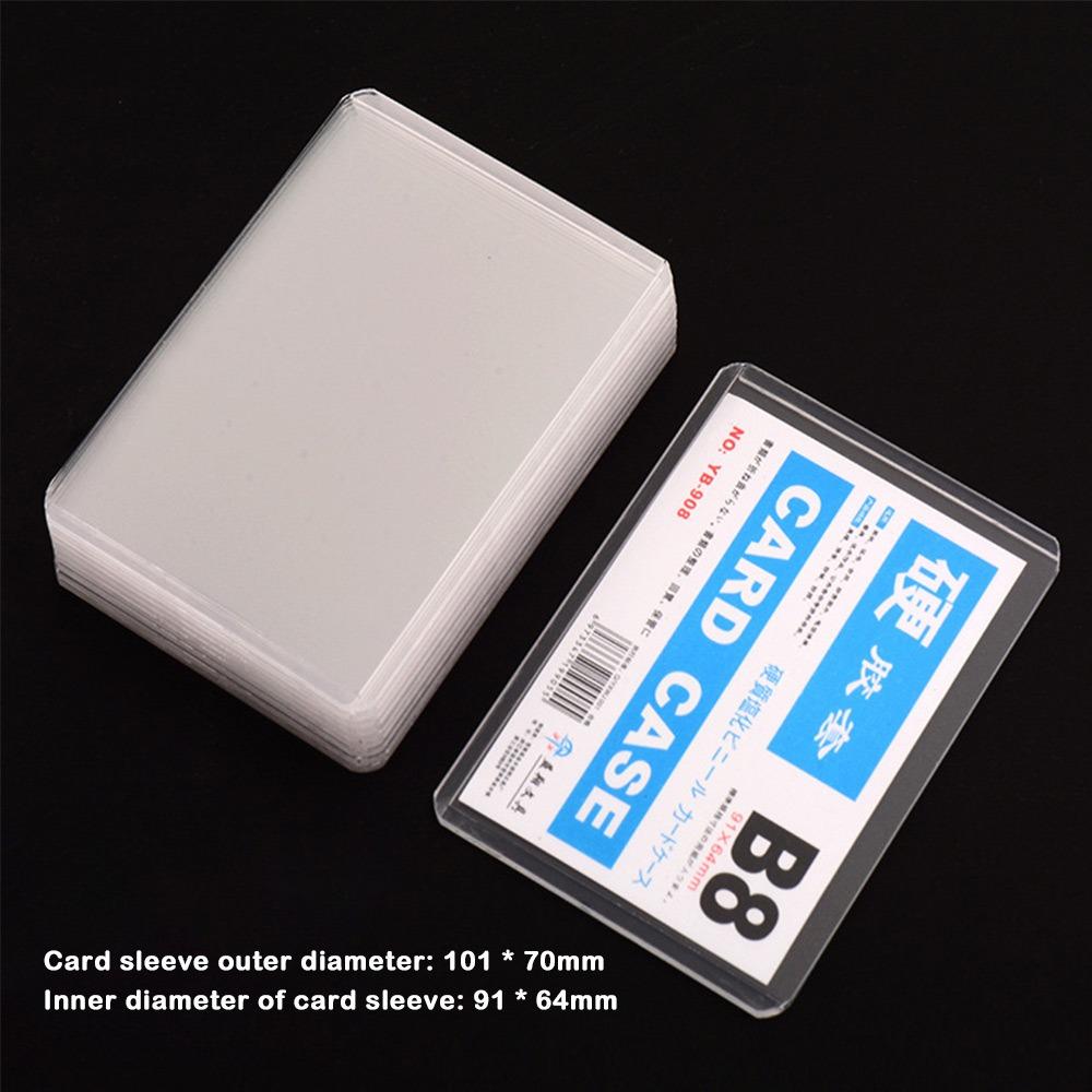 10pcs Transparent Clear Photocard Holder