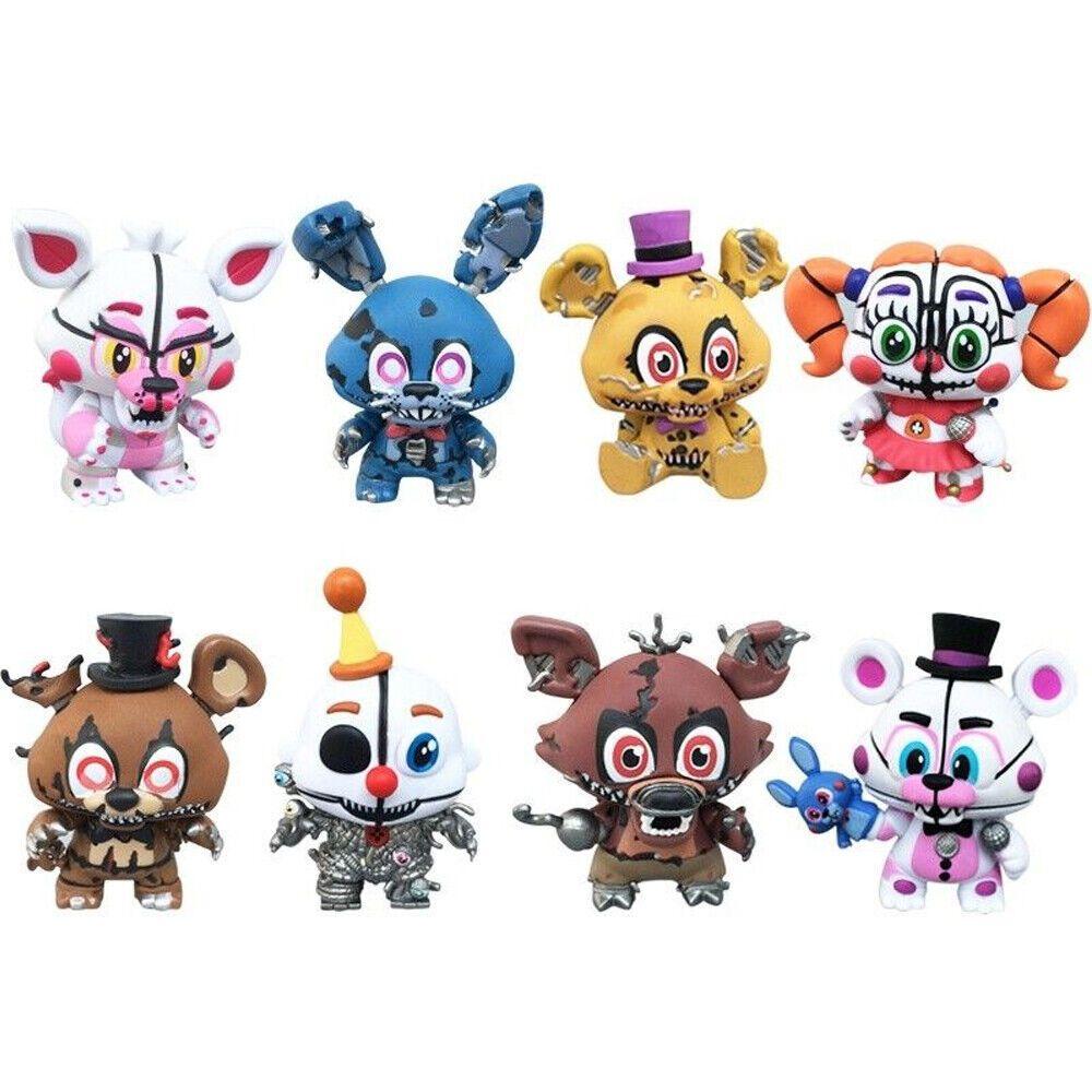 

Ночи у Пяти Фредди Бонни Игра 8 шт Фигурка Fnaf Рождественский Подарок Игрушка Дети 5-6.5CM