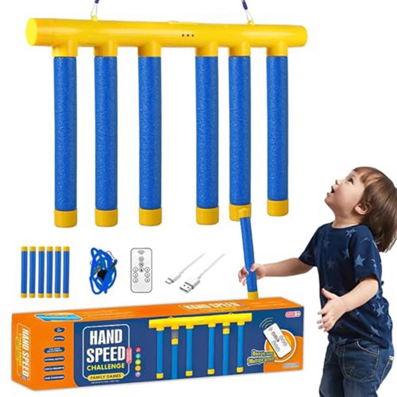 Remote Control Stick Game Reflex Challenge Game Hand-eye Coordination Training Toys for Home Holiday Party Game Supplies