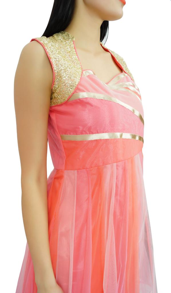 Atasi Womens Partywear Long Anarkali Suit With Dupatta Designer Suit