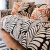 Thicken Plush Sofa Covers Mat Winter Warm Plush Couch Cover Anti-slip Leaves Jacquard Sofa Towel for Living Room Home Decor