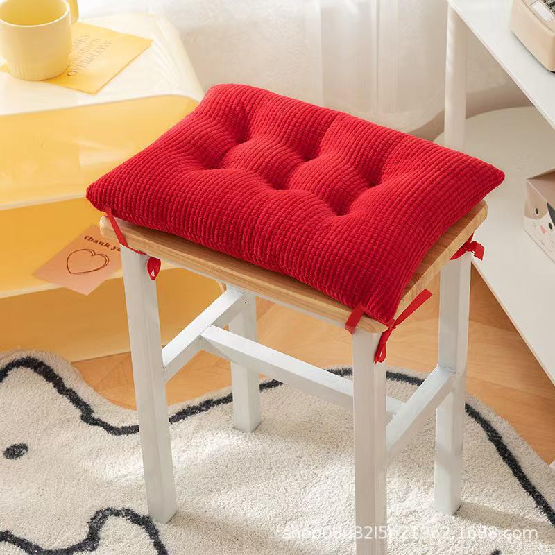 Corn Kernel Velvet Seat Cushion - Thickened Cotton Pad for Sofa, Car, Window, Chair, and Stool