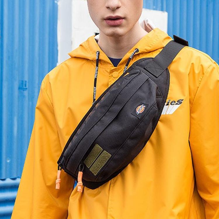 New Dickies Polyester Shoulder Bag, Crossbody Bag, Dumpling Bag, Sling Bag Unisex Black 194U90LBB16BK03