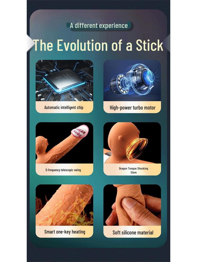 YEQU Silikon G-Punkt Vibrationsmassagegerät Realistischer Dildo für Frauen