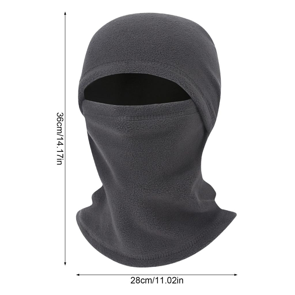 Windproof Fleece Mask for Winter Outdoor Riding Sports Skiing Multi-Functional Thermal Face Cover