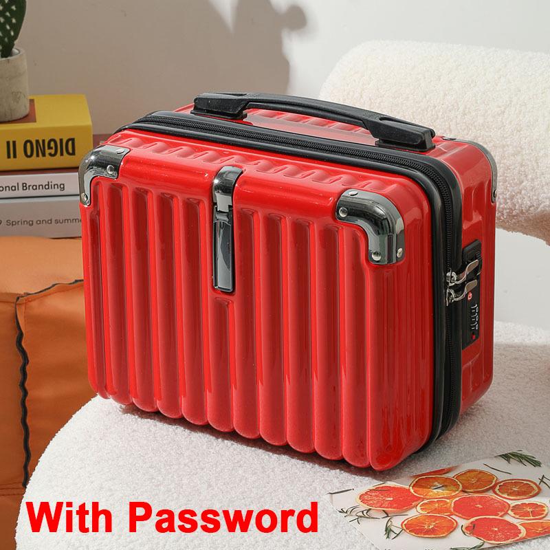 14 Inch Handheld Zipper Luggage Mini Waterproof Travel Suitcases New Portable Luggage Storage Boxes Makeup Suitcase Kids Luggage